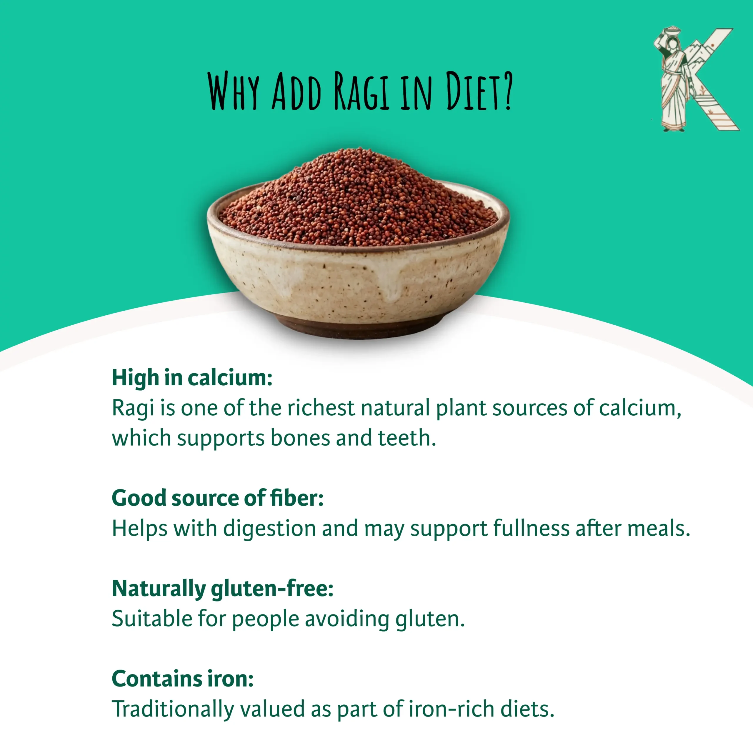 Mandua Finger Millet Unpolished | Ragi, Nagli, Nachni Whole Grain 5 Why eat Finger Millet Ragi
