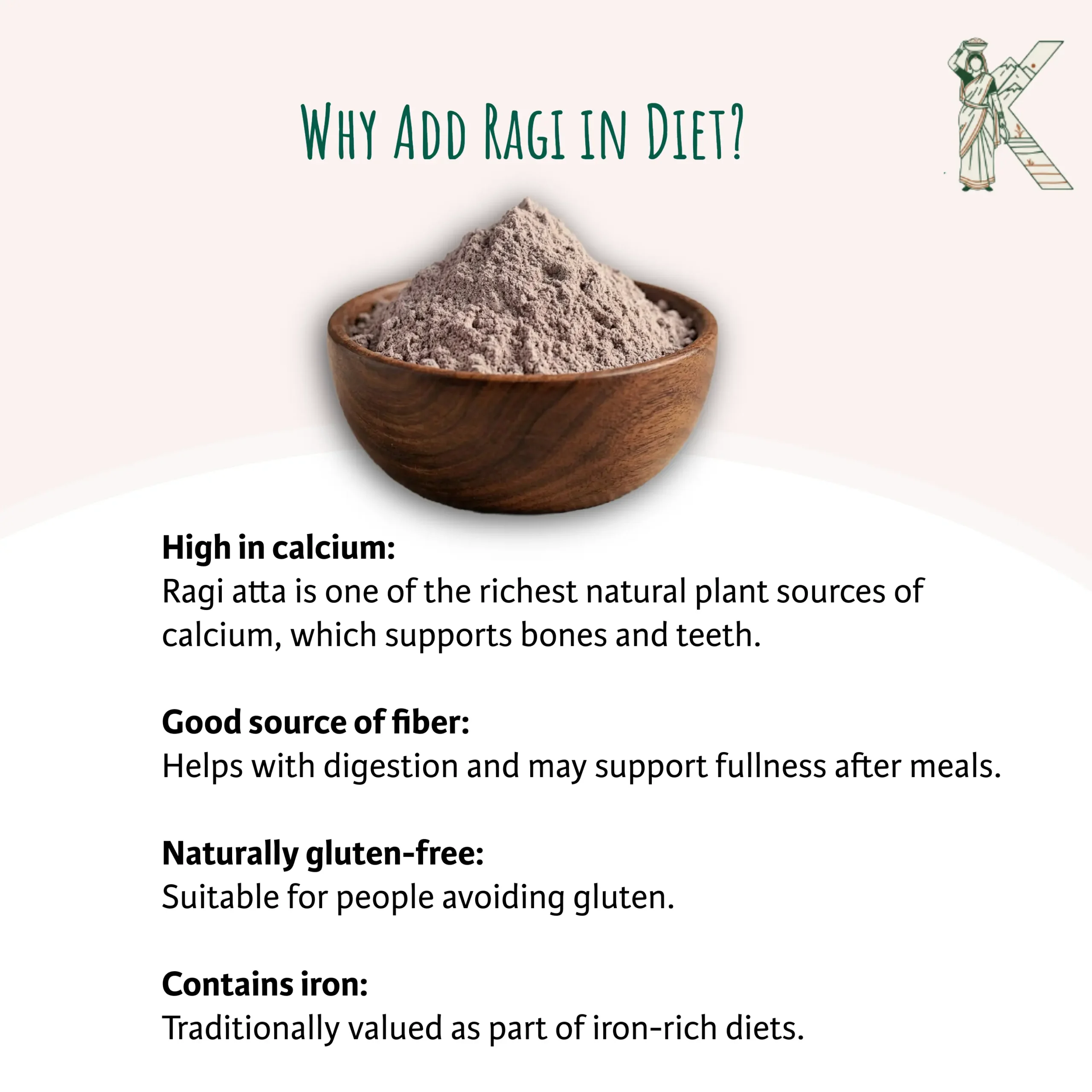 Mandua Finger Millet Flour (Ragi Atta, Nagli, Nachni) 5 Finger Millet Flour benefits