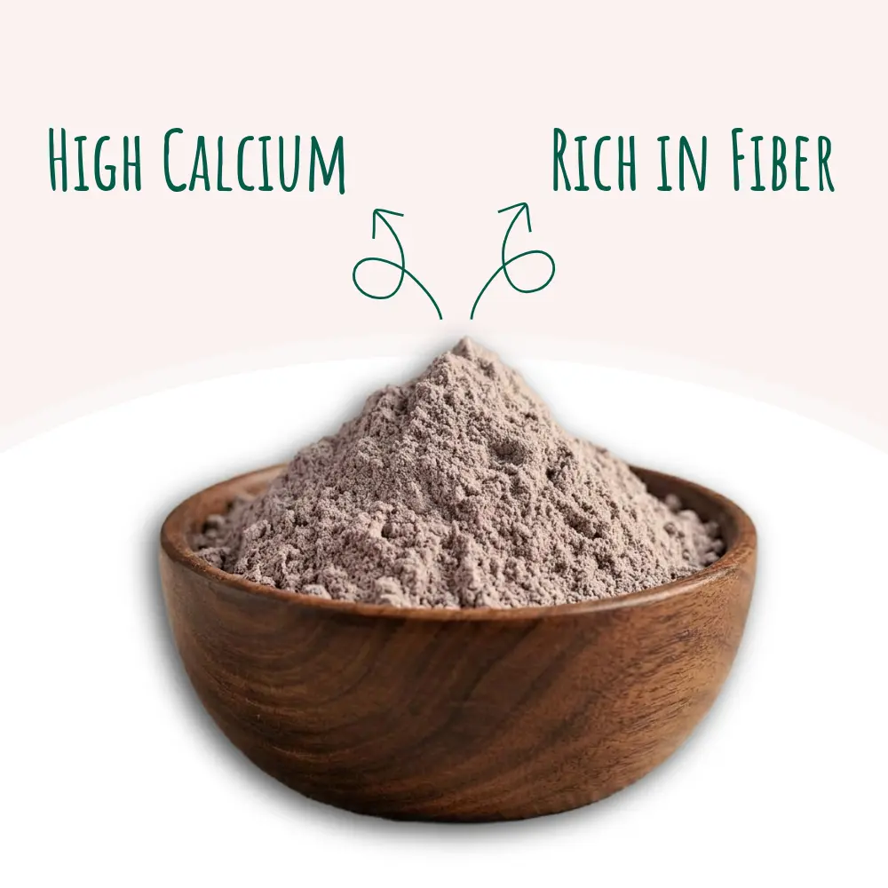 Finger Millet Ragi Atta & Barnyard Millet Combo 3 Finger Millet Flour X Barnyard Millet-4